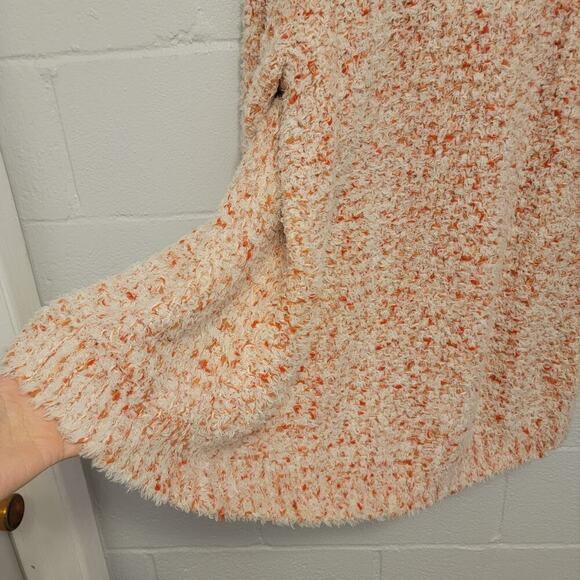 Lou & Grey Pumpkin Spice Cardigan Sweater Cozycore Open Front Size S R365 - Picture 10 of 12